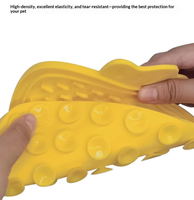 Tapis de léchage en silicone pour chien avec ventouses, tapis d'alimentation lente anti-étouffement pour animaux de compagnie, pour aliments à base de carotte