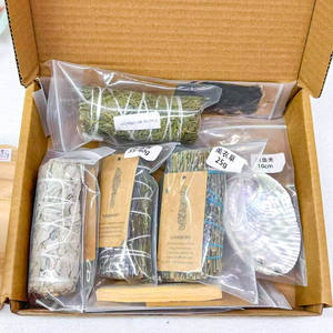 Juego <span class=keywords><strong>de</strong></span> Venta caliente <span class=keywords><strong>de</strong></span> producto espiritual <span class=keywords><strong>de</strong></span> salvia, artesanía curativa para meditación, socio <span class=keywords><strong>de</strong></span> Yoga, Pluma <span class=keywords><strong>de</strong></span> concha <span class=keywords><strong>de</strong></span> abulón <span class=keywords><strong>de</strong></span> lavanda - Product Image 2