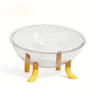 <span class=keywords><strong>Lit</strong></span> <span class=keywords><strong>pour</strong></span> chat en forme de capsule spatiale, moderne, minimaliste, en plastique transparent, écologique, léger, facile à nettoyer, meubles surélevés <span class=keywords><strong>pour</strong></span> chat d'intérieur - Product Image 3