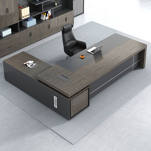Vente en gros de table de directeur et de PDG en forme de L fabrication de mobilier de bureau bureau de direction en bois MFC personnalisé à <span class=keywords><strong>vendre</strong></span> - Product Image 4