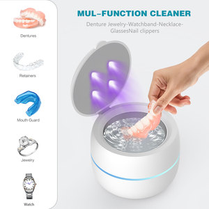 Ultrasonic Cleaner 210ML 45kHz For Dentures Mouth Guard Jewelry Lens Household Use - Product Image 4