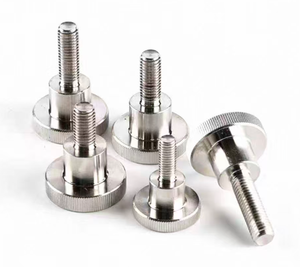 304 stainless steel knurled hand-tightened step <b>screw</b> clamping knob thumb <b>screw</b> M4x6~25mm - Product Image 1