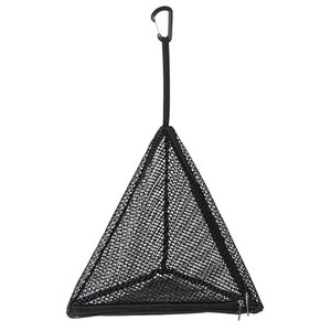 Red de Secado Triangular Plegable, Cesta de Almacenamiento Colgante, Bolsa de Malla con Gancho Negro para Uso en Camping al Aire Libre - Product Image 1