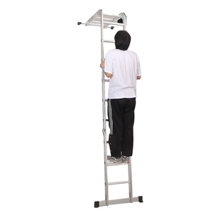 <span class=keywords><strong>Escalera</strong></span> multiusos plegable 4*<span class=keywords><strong>3</strong></span> profesional Industrial duradera fuerte <span class=keywords><strong>de</strong></span> bajo <span class=keywords><strong>precio</strong></span> con pequeña <span class=keywords><strong>escalera</strong></span> <span class=keywords><strong>de</strong></span> <span class=keywords><strong>aluminio</strong></span> con bisagra - Product Image 2