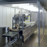 Nouvelle salle blanche ISO 7 personnalisée pour machine de moulage par injection, cabine de production à parois souples avec flux d'air laminaire et filtre HEPA H14