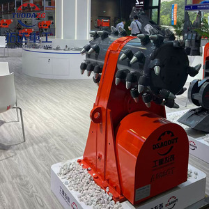Tête de fraisage pour excavatrice, décapeuse de route en béton, 5-20 tonnes, outil de rénovation résistant à l'usure pour la rupture de roche, tête de rainurage pour excavatrice hydraulique - Product Image 3