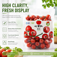 Bolsas de Embalaje para Productos Frescos de Grado Alimenticio Transparentes del Fabricante, Bolsas para Frutas y Verduras CPP Microperforadas con Logotipo Personalizado