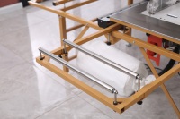 Scie à panneaux à double poussée sans poussière WJ80, machines à scier le bois pour la fabrication de meubles, scie à table pliable, sortie d'usine