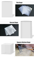 Cubiertas de plástico para muebles a prueba de polvo Funda de plástico para sofá