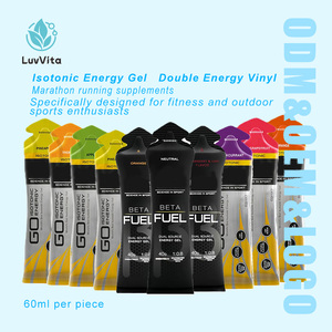 Agent gélifiant <span class=keywords><strong>naturel</strong></span> en vinyle noir à double énergie, le plus vendu en Europe, supplément sportif pour adultes pour la course de marathon et les glucides - Product Image 1