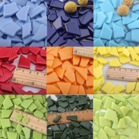 Azulejos de Mosaico de Vidrio Sueltos Irregulares de Cristal Reciclado a Granel para Proyectos de Manualidades y Decoración DIY