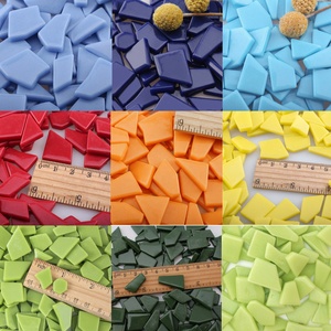 <span class=keywords><strong>Mosaïque</strong></span> de verre recyclé en vrac, irrégulière, pour projets d'artisanat et de décoration faits main - Product Image 4