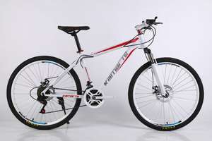Bicicleta Deportiva para Hombre <span class=keywords><strong>con</strong></span> Cuadro de Aleación de Aluminio de 26 Pulgadas, Bicicleta de Montaña 29er 27.6 para Nieve, Horquilla Delantera <span class=keywords><strong>con</strong></span> Amortiguación Bloqueable - Product Image 6