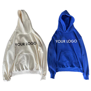 Sudadera con capucha corta vintage lavada con dobladillo sin rematar, hombros caídos, efecto deshilachado, logotipo personalizado, estilo streetwear, venta al por mayor - Product Image 3