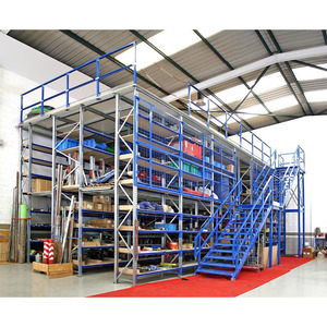 Zware lastenrek ondersteunde mezzanine voor industriële magazijnen - Product Image 3