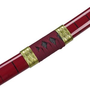 45cm Anime japonés de una pieza arma barata <span class=keywords><strong>daga</strong></span> Roronao Zoro Sandai Kitetsu Real acero Mini Katana espada Metal - Product Image 6