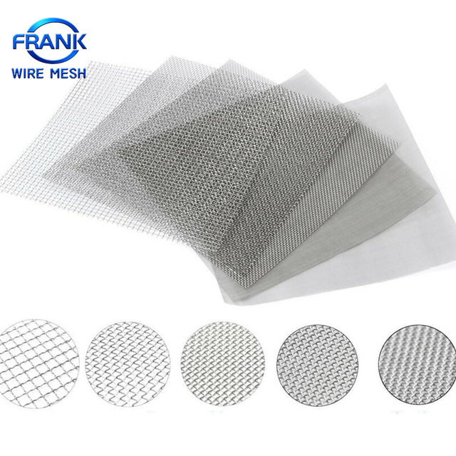 Durable Stainless Steel Plain Wire Mesh 100 Mesh Corrosion-Resistant Woven Mesh for Industrial Filtration Filters