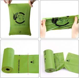 Sacs à déjections canines biodégradables et compostables à 100 % en amidon de maïs EN13432, grande quantité - Product Image 4