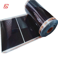 Tapis chauffant électrique au sol système de chauffage par le sol électrique radiant tapis chauffant pour chambre à coucher avec thermostat