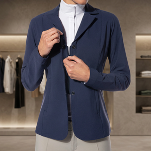 Chaquetas de Cuero para Hombre, Diseño Clásico Personalizado, para Carreras de Caballos, Equitación, Competiciones Ecuestres, con Protección de Cuero Reforzado - Product Image 3