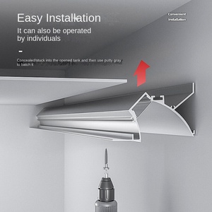 75x63.6mm mái góc Trần góc nhôm hồ sơ cho dải LED - Product Image 2