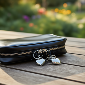 พวงกุญแจห่วงนิรภัยทรงกลมทำจากสแตนเลส HR น้ำหนักเบากันน้ำสำหรับผู้หญิงกระเป๋าของขวัญ - Product Image 2