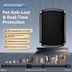 M10 स्मार्ट पालतू लोकेटर बिल्लियों कुत्तों के लिए एंटी-खोए हुए उपकरण वाटरप्रूफ आईपी 67 4 जी नेटवर्क द्वारा संचालित डिस्प्ले> 20 एच बैटरी एंटी-चोरी - Product Image 4