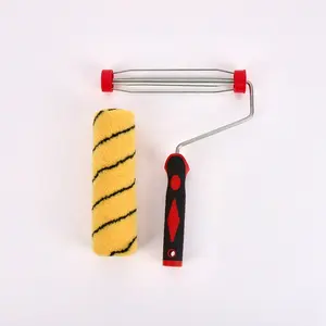 BIYU Hot Sale Tiger Stripe Refillable Paint Roller Rubber Handle