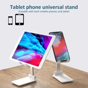 Foldable Phone Stand Aluminium Alloy Adjustable Phone Holder Tablet Stand Portable Mobile Stand
