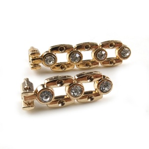 5 #   Tirette de fermeture éclair à verrouillage automatique en diamant pour fermetures éclair en plastique, logo personnalisé, couleur personnalisée, en alliage de zinc métallique sans nickel - Product Image 2