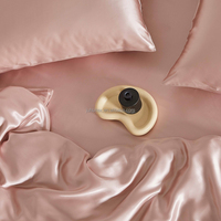 Parure de lit de luxe en soie 22 Momme 100% pure soie 6A tissée certifiée OEKO-TEX 600 fils/cm², 4 pièces, drap-housse et drap plat en soie
