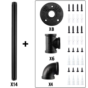 Kệ <span class=keywords><strong>2</strong></span> <span class=keywords><strong>3</strong></span> Lớp Thang Công Nghiệp Cổ Điển Mộc Mạc Tự Làm Treo Trang Trí Gắn Kim Loại Bằng Gỗ Lưu Trữ Nhà Bếp Nổi Kệ Tường - Product Image 4