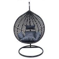 Morden — chaise en œuf de macramé, chaise confortable, suspendue, avec support, pour le salon, nouvelle collection