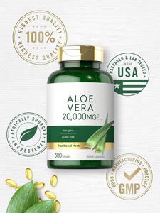 Cápsula de gel de aloe vera sin gluten para adultos, suplemento de extracto concentrado de Etiqueta Privada, OEM, ODM, mejora la inmunidad - Product Image 5