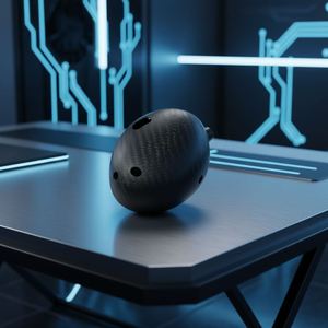 Almohadillas de Auriculares de Fibra de Carbono 3K Marca SHENYU, 5mm de Grosor, Ligeras y de Alta Resistencia para Modificación de Auriculares Over-Ear, DIY - Product Image 1