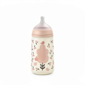 <span class=keywords><strong>Biberon</strong></span> anti-colique <span class=keywords><strong>Suavinex</strong></span> 270 ml Physiological SX Pro sans BPA, tétine en silicone à débit moyen, motif oiseaux roses, pour bébés +3 mois - Product Image 1