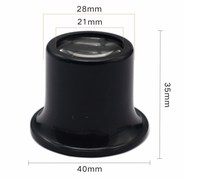 3X 5 X 10X 15X 20X Custom LOGO Jewelers Loupe Magnifier Magnifying Eye Loop Watchmaker Loupe
