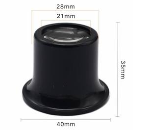 3x 5 X <span class=keywords><strong>10x</strong></span> 15x <span class=keywords><strong>20x</strong></span> Custom Logo Juweliers <span class=keywords><strong>Loupe</strong></span> Vergrootglas Ooglus Horlogemaker <span class=keywords><strong>Loupe</strong></span> - Product Image 6