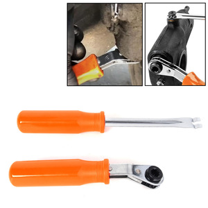 Llave de trinquete ajustable de 5/8 pulgadas, herramienta automotriz industrial de aleación de zinc con mandíbula lisa para ajuste de tensión - Product Image 4