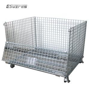 <span class=keywords><strong>Cage</strong></span> pliable en métal de porte à moitié ouverte de conception durable de grillage pour stocker des paquets - Product Image 1