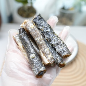 Snacks para Perros de Piel de Salmón Seca al por Mayor Directo de Fábrica, Bocadillos Naturales para Mascotas con Alto Contenido de Proteínas - Product Image 2