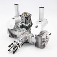 Hot RCGF 70cc deux cylindres série Stinger Rc modèle avion deux temps télécommande moteur à essence à huile à voilure fixe