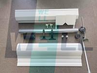 Accessoires de porte de volet roulant en aluminium intelligent persianas y cortinas extérieur
