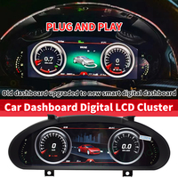 Panel Instrumen Digital LCD Krando 12.3 inci untuk Maserati Granturismo GT 2008-2020, Upgrade Kokpit Radio Mobil