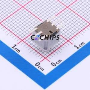 PS-6830SVB-6PN <b>Push</b> <b>Button</b> <b>Switch</b> SMD <b>Switch</b> Self-Locking Rectangle Plunger 500mA 24V - Product Image 2