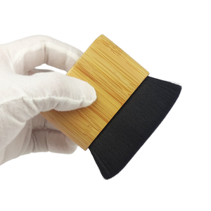 Brocha de Maquillaje Multiusos de Bambú para Rostro, Cuerpo y Piernas, Herramienta para Difuminar Base, <span class=keywords><strong>Autobronceador</strong></span>, Bronceador <span class=keywords><strong>Facial</strong></span>, Productos con Brillo - Product Image 1