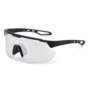 Lunettes de cyclisme avec monture en PC, verres photochromiques, protection UV400, coupe-vent, pour sports de plein air - Product Image 4