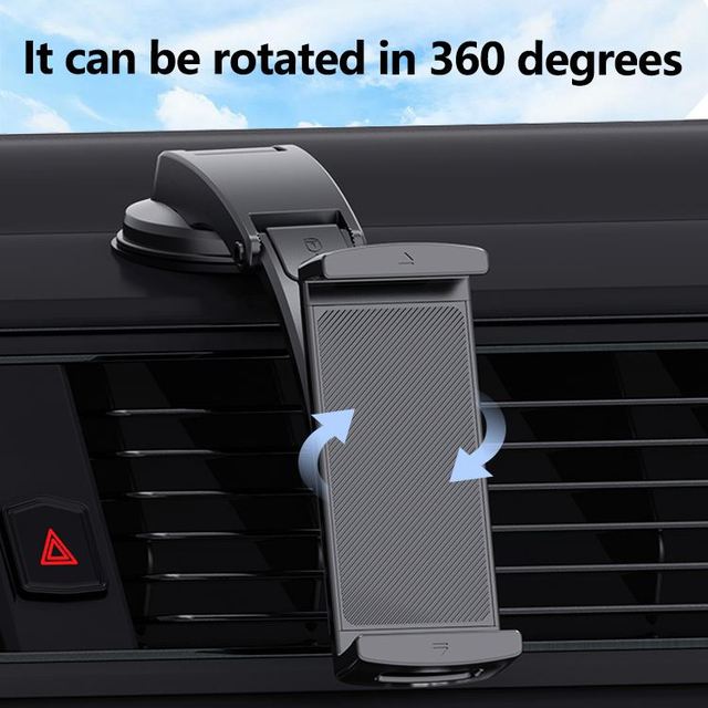 Universal ABS Car Dashboard Tablet Suction Holder Stable Back Seat Vent Mobile Bracket for iPad Smart Cell Phones Auto Supplies