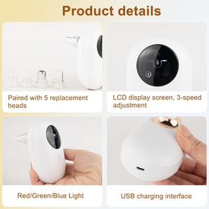 เครื่องดูด<span class=keywords><strong>สิว</strong></span>เสี้ยนแบบชาร์จไฟได้ สำหรับทำความสะอาดรูขุมขนบนใบหน้าและจมูก ชุดกำจัด<span class=keywords><strong>สิว</strong></span>เสี้ยนไฟฟ้า เครื่องดูด<span class=keywords><strong>สิว</strong></span>อุดตันบนใบหน้า - Product Image 4