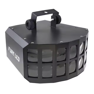 Luz Láser Doble Derby LED DMX HUINENG con Atenuador de Rango Completo y Efectos Estroboscópicos Variables para Discotecas, Fiestas y Escenarios - Product Image 2